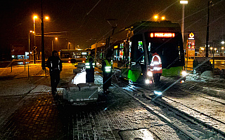 Nocne przejazdy tramwajów ulicami Olsztyna